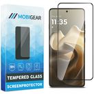 Mobigear Premium Motorola Edge 60 Panzerglas Gehärtetes Glas Displayschutz - Hüllenfreundlich - Schwarz