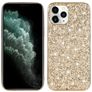 Mobigear Glitter iPhone 12 Pro Hülle Hardcase Backcover - Gold