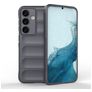 Mobigear Bumpy Samsung Galaxy S24 Hülle Flexibles TPU Backcover - Grau