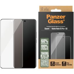 PanzerGlass Ultra Wide Fit Xiaomi Redmi Note 15 Pro Plus Gehärtetes Glas Displayschutz - Hüllenfreundlich