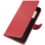 Mobigear Classic Motorola Edge Plus Hülle Klapphülle Geldbörse - Rot