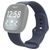 Mobigear Sport Dual Silikon Fitbit Sense Armband Drückerschließe - Blau