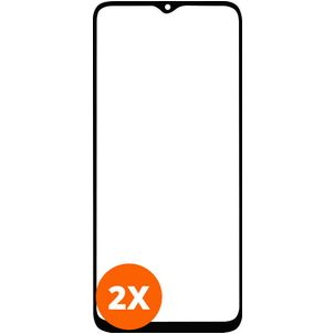 Mobigear Premium Motorola Moto G8 Power Lite Panzerglas Gehärtetes Glas Displayschutz - Hüllenfreundlich - Schwarz (2er Pack)