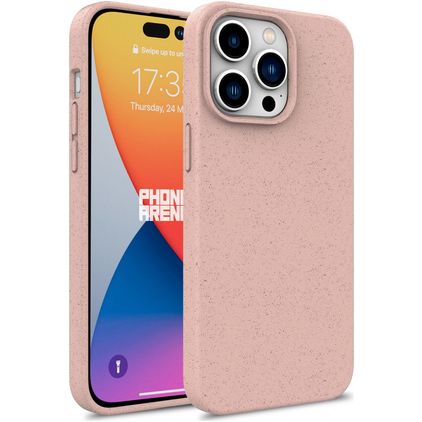 Mobigear Bio iPhone 16 Pro Hülle Umweltfreundliches Backcover - Pink