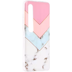 Mobigear Marble Xiaomi Mi 10 Hülle Flexibles TPU Backcover - Dreifarbig