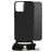Mobilize Lanyard Gelly iPhone 15 Pro Max TPU (flexibel) Handykette - Schwarz