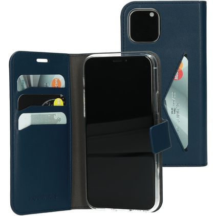 Mobiparts Classic Wallet iPhone 11 Pro Hülle Klapphülle Geldbörse - Blau
