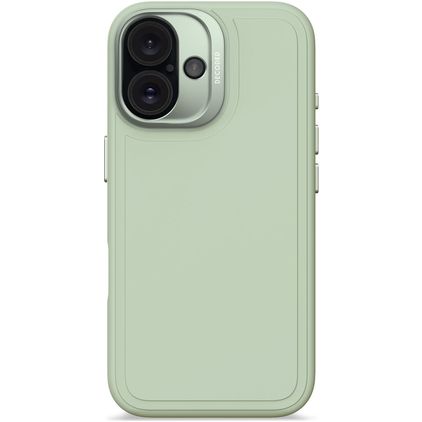 Decoded Stacks iPhone 16 Silikon MagSafe Hülle Backcover - Mist Green
