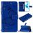 Mobigear Butterfly iPhone 12 Pro Hülle Klapphülle Geldbörse - Blau