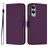 Mobigear Urban Wallet Samsung Galaxy S25 Edge Hülle Klapphülle Geldbörse - Lila