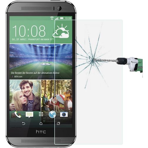 Mobigear HTC One M9 Panzerglas Gehärtetes Glas Displayschutz - Hüllenfreundlich