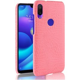 Mobigear Croco Xiaomi Redmi 7 Hülle Hardcase Backcover - Pink