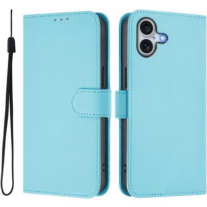 Mobigear Urban Wallet iPhone 16 Plus Klapphülle Portemonnaie - Blau