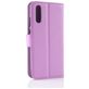 Mobigear Classic Huawei P20 Hülle Klapphülle Geldbörse - Lila