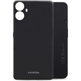 Mobilize Rubber Gelly Nothing CMF Phone 1 Hülle Flexibles TPU Backcover - Schwarz