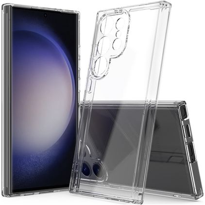 Mobigear Crystal Transparent Samsung Galaxy S24 Ultra Hardcase Backcover - Transparent