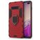 Mobigear Armor Ring Samsung Galaxy S10 Plus Hülle Hardcase Backcover Stoßfest mit Ringhalter - Rot