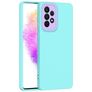 Mobigear Colors Samsung Galaxy A73 Hülle Flexibles TPU Backcover - Türkis