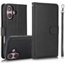 Mobigear Wallet iPhone 16 Plus Hülle Abnehmbare 2in1 Klapphülle Geldbörse - Schwarz