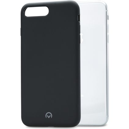 Mobilize Solid iPhone 7 Plus Silikon Hülle Backcover - Schwarz