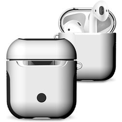 Mobigear Frosted Apple AirPods 1 Hardcase Hülle - Weiß