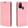 Mobigear Retro Slim OnePlus Nord N100 Hülle Klapphülle Geldbörse - Pink