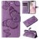 Mobigear Butterfly iPhone 17e Klapphülle Portemonnaie - Lila