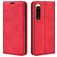 Mobigear Retro Slim Sony Xperia 5 IV Hülle Klapphülle Geldbörse - Rot