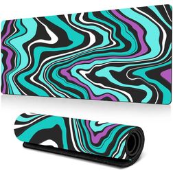 Mobigear Anti-Slip Mauspad - 40 x 90 cm - Abstract Fluid 16