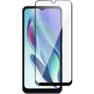 Mobigear Premium Motorola Moto G50 Panzerglas Gehärtetes Glas Displayschutz - Hüllenfreundlich - Schwarz