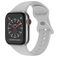 Mobigear Sport Dual Silikon Apple Watch Armband Drückerschließe - 49/46/45/44 mm - Grau