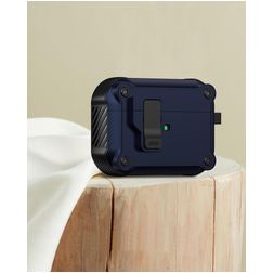 Mobigear Armor Clip Apple AirPods Pro 3 Hardcase Hülle - Blau