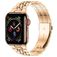Mobigear Monaco Edelstahl Apple Watch Armband Faltschließe - 49/46/45/44 mm - Roségold