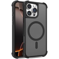 Mobigear Armor Shield iPhone 16 Pro MagSafe Hülle Hardcase Backcover - Schwarz