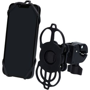 Mobiparts Bike Fahrradhalterung Lenkerhalterung Klemme Universal - Schwarz