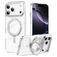 Mobigear Frosted Mag iPhone 17 Pro MagSafe Hülle Hardcase Backcover mit Ständer - Silber