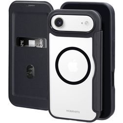 Mobiparts Shield Line iPhone Air MagSafe Hülle Klapphülle - Schwarz