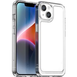 Mobigear Crystal Durchsichtig iPhone 15 Hülle Hardcase Backcover - Transparent