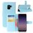 Mobigear Classic Samsung Galaxy A8 (2018) Hülle Klapphülle Geldbörse - Blau