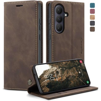 CaseMe 013 Samsung Galaxy S26 Klapphülle Portemonnaie - Coffee
