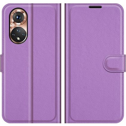 Mobigear Classic HONOR 50 Klapphülle Portemonnaie - Lila