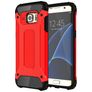 Mobigear Outdoor Samsung Galaxy S7 Edge Hülle Hardcase Backcover Stoßfest - Rot
