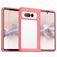 Mobigear Crystal Google Pixel Fold Hülle Hardcase Backcover - Transparent / Rot