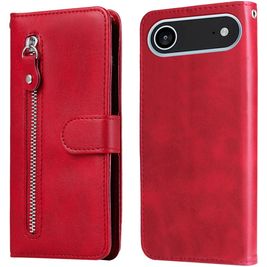 Mobigear Zipper iPhone Air Hülle Klapphülle Geldbörse - Rot