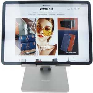 Valenta Aluminum Foldable Tablet-Ständer - Silber Universal