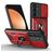 Mobigear Armor Ring Cam Slide Samsung Galaxy S26 FE Hardcase Backcover Shockproof mit Ringhalter und Kamera-Slider - Rot