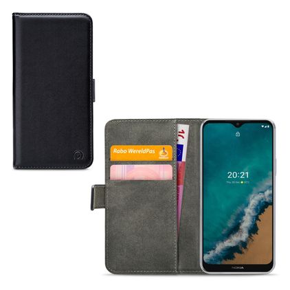 Mobilize Classic Gelly Wallet Nokia G50 Hülle Klapphülle Geldbörse - Schwarz