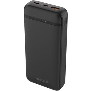 Mobilize Triple USB / USB-C Powerbank 20.000 mAh Power Delivery 20W - Schwarz