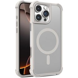 Mobigear Armor Shield iPhone 16 Pro MagSafe Hülle Hardcase Backcover - Grau