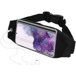 Mobiparts Comfort Fit Belt Handyhalterung Joggen Samsung Galaxy S20 Sporthülle Neopren Gürtel - Schwarz
